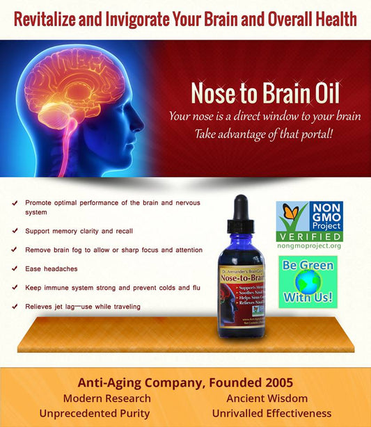 Nose-To-Brain Nasya Oil - Nasal Drops