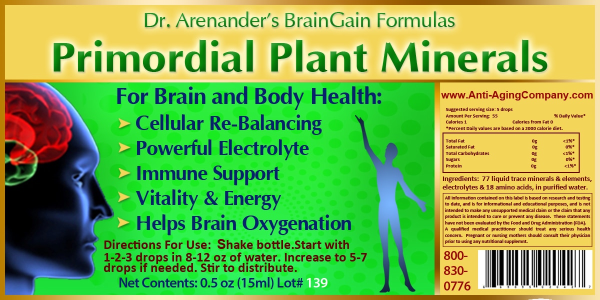 Primordial Plant Mineral Drops