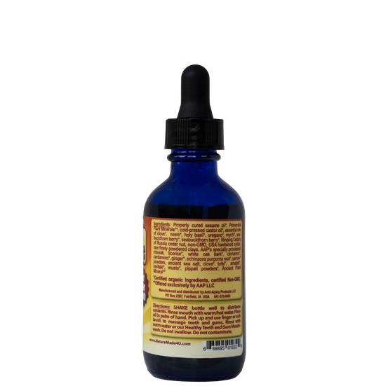 Organic Oil Massage For Teeth and Gums